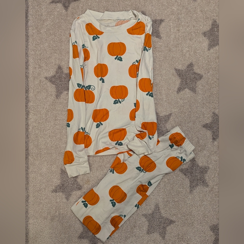 T Tahari Pumpkin Harvest Pj Set/ Girls 10-12 Years